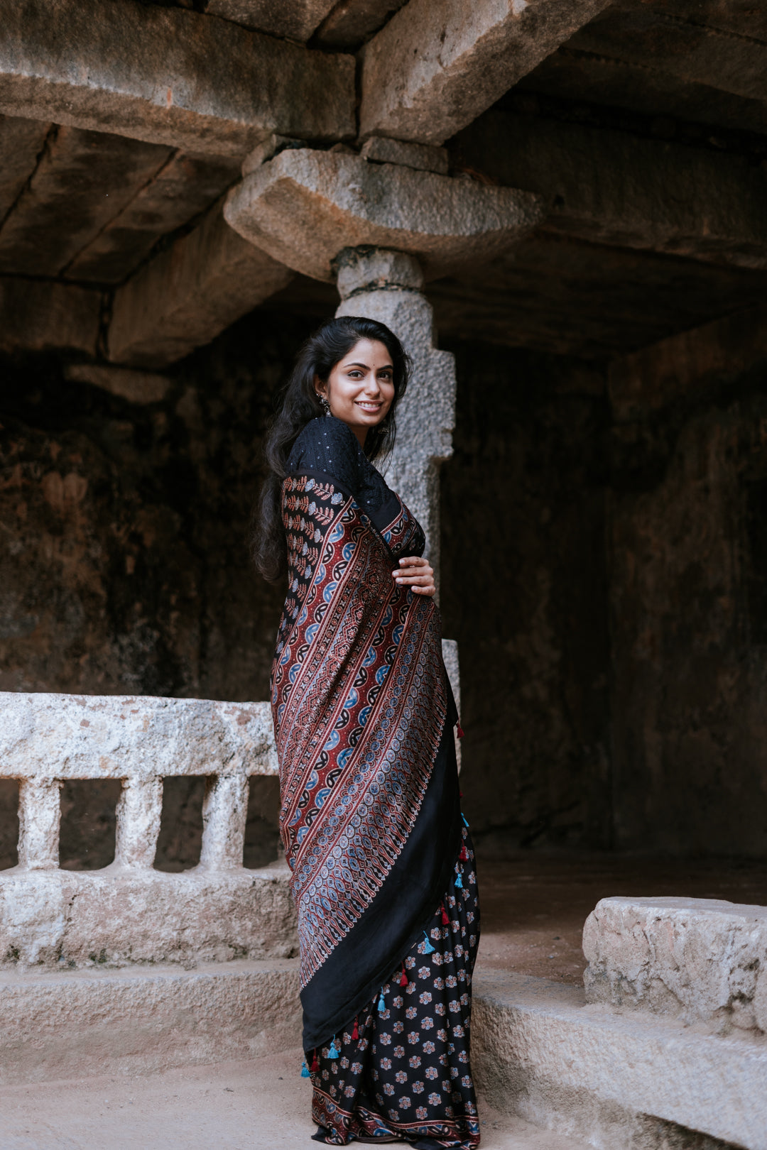 Enchantment - Ajrakh Sarees