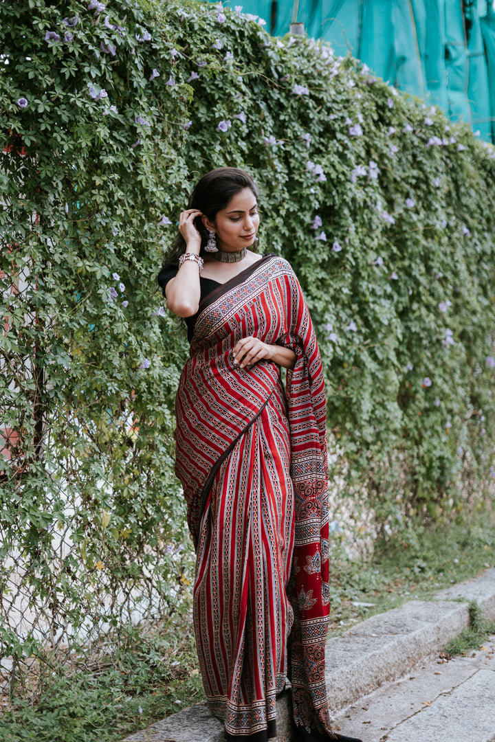 Ishq- Ajrakh Sarees