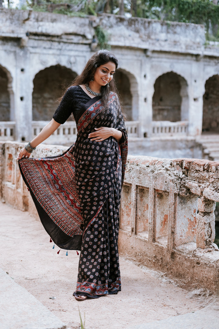Enchantment - Ajrakh Sarees