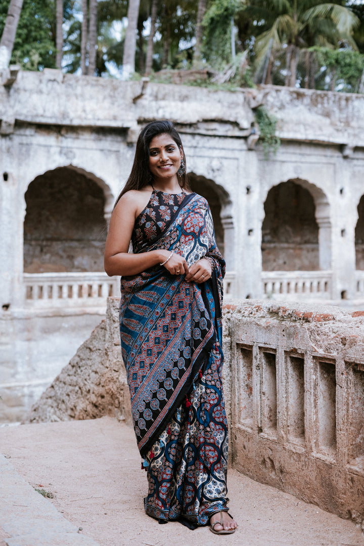 Kismat - Ajrakh Saree