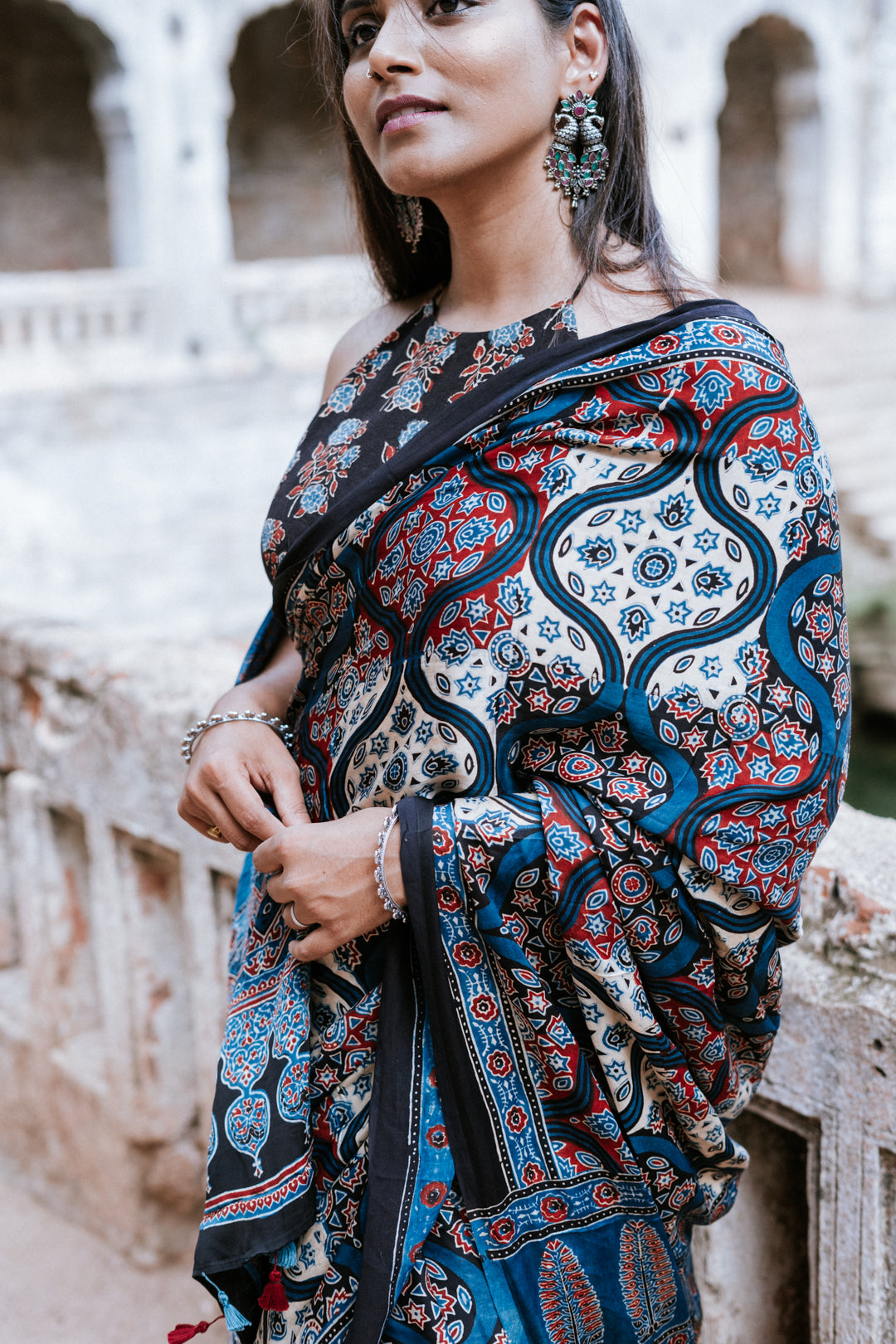 Kismat - Ajrakh Saree