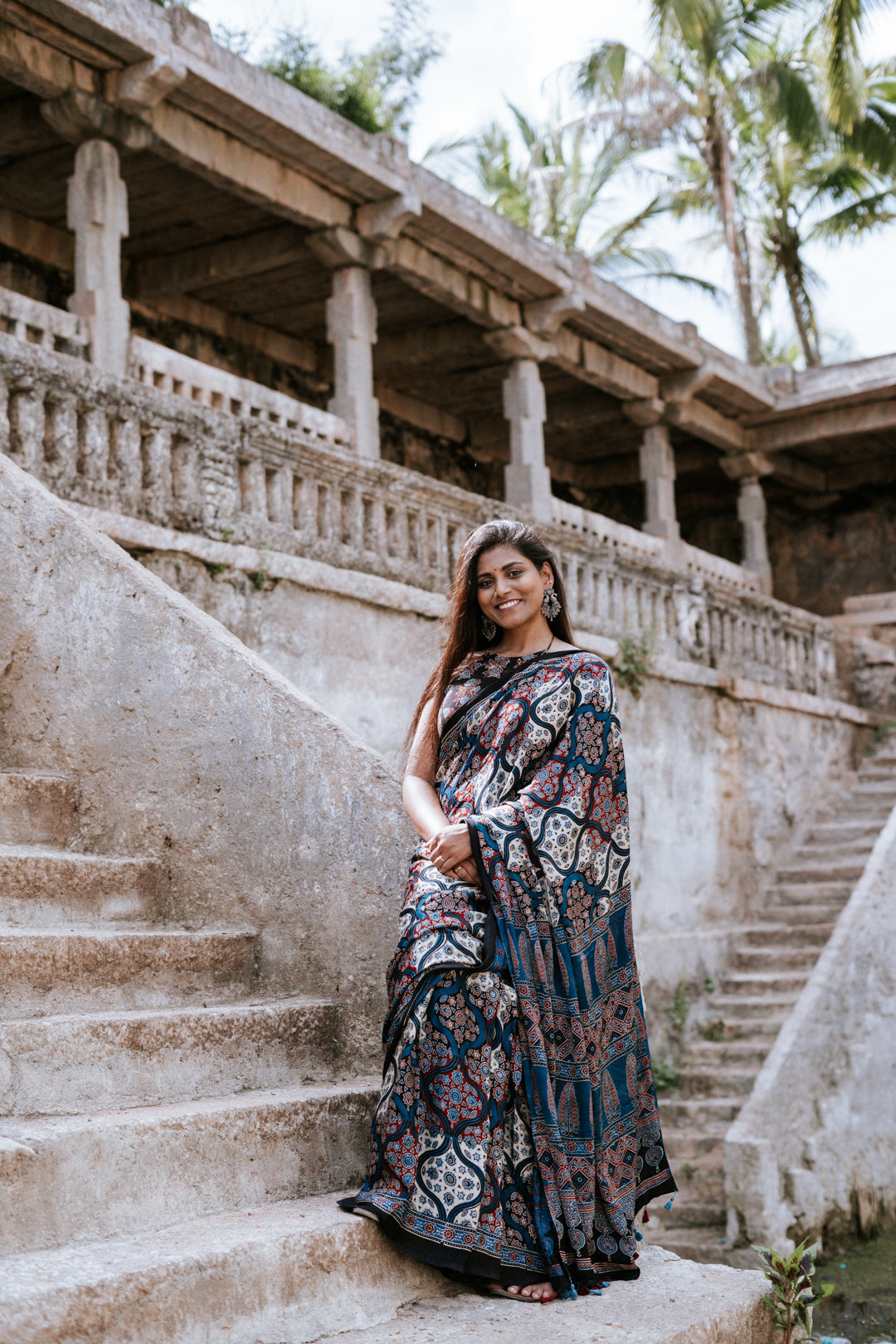 Kismat - Ajrakh Saree