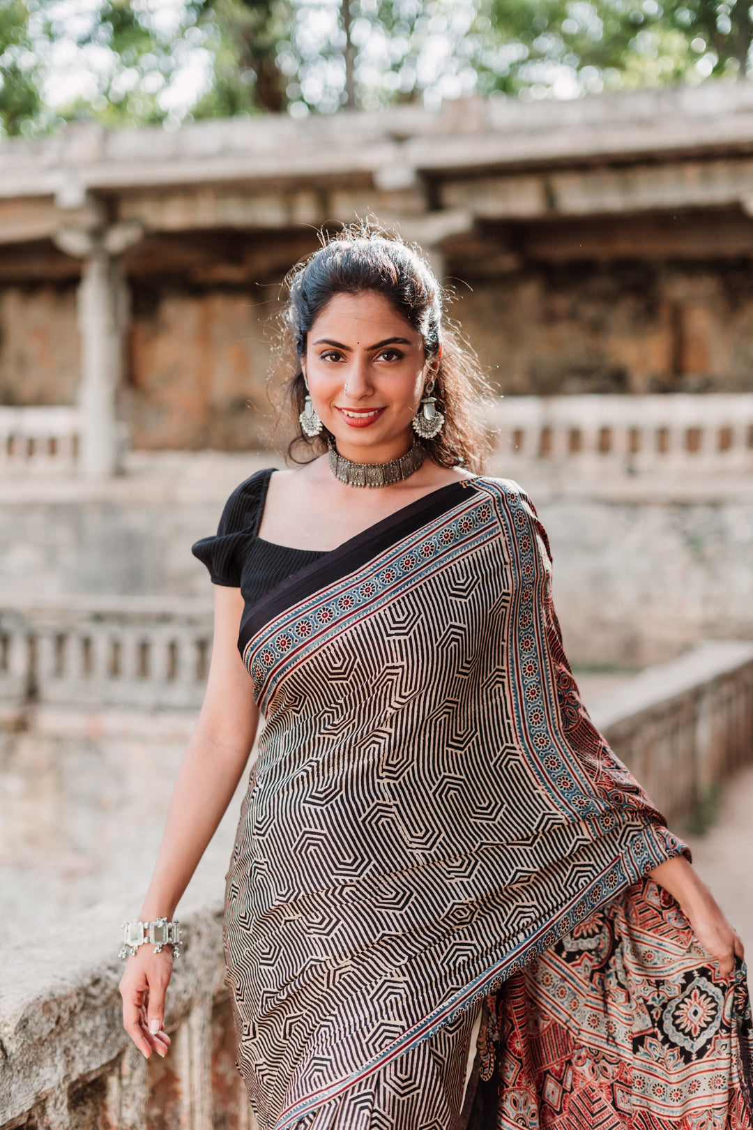Kavita - Ajrakh Saree