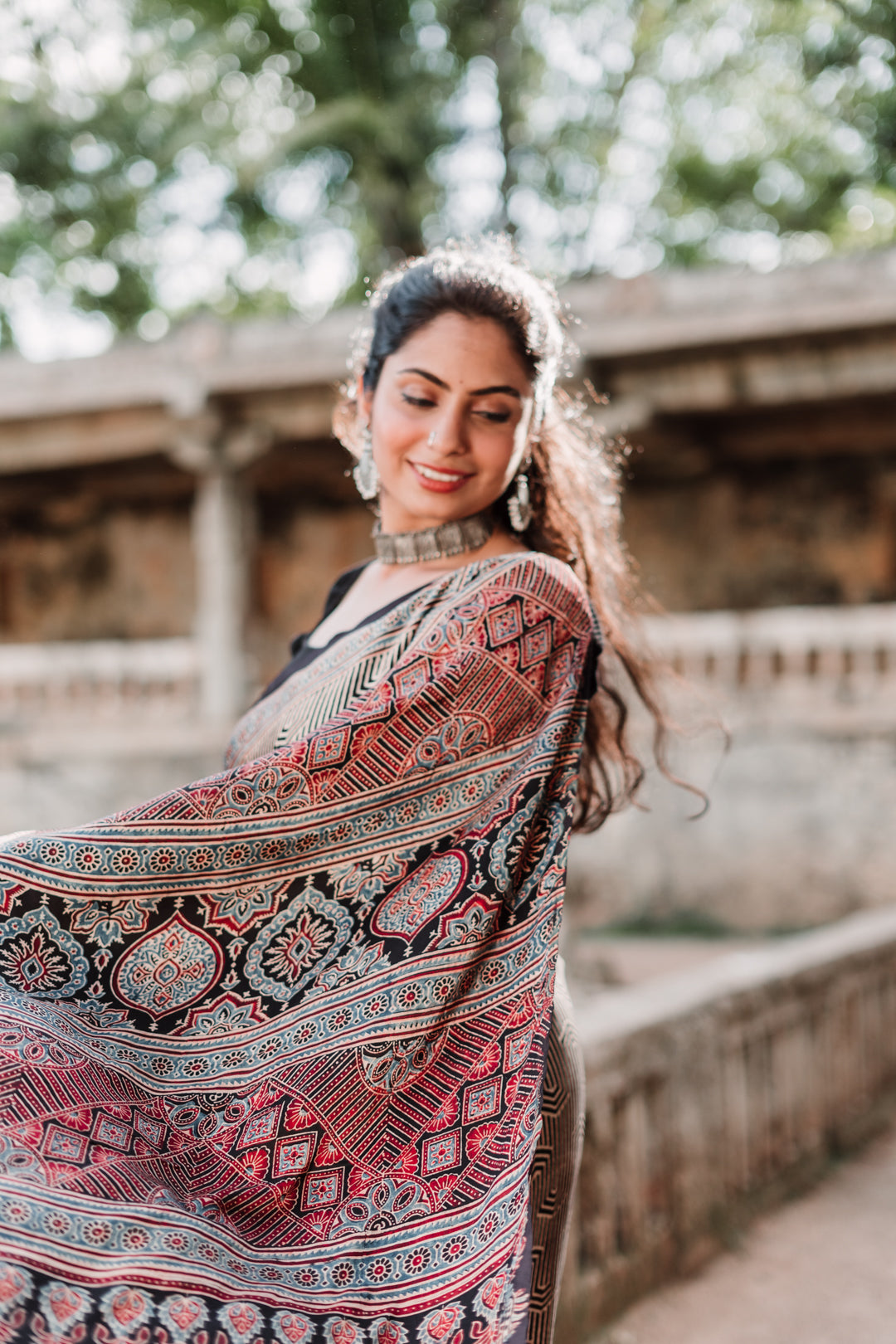 Kavita - Ajrakh Saree