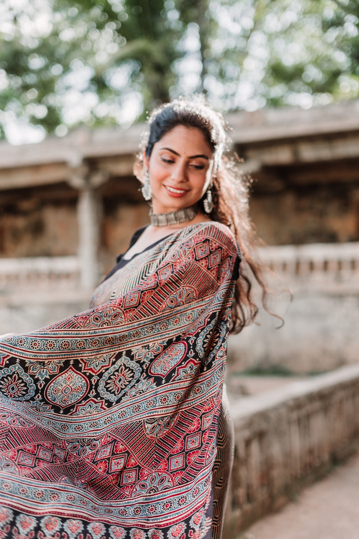 Kavita - Ajrakh Saree