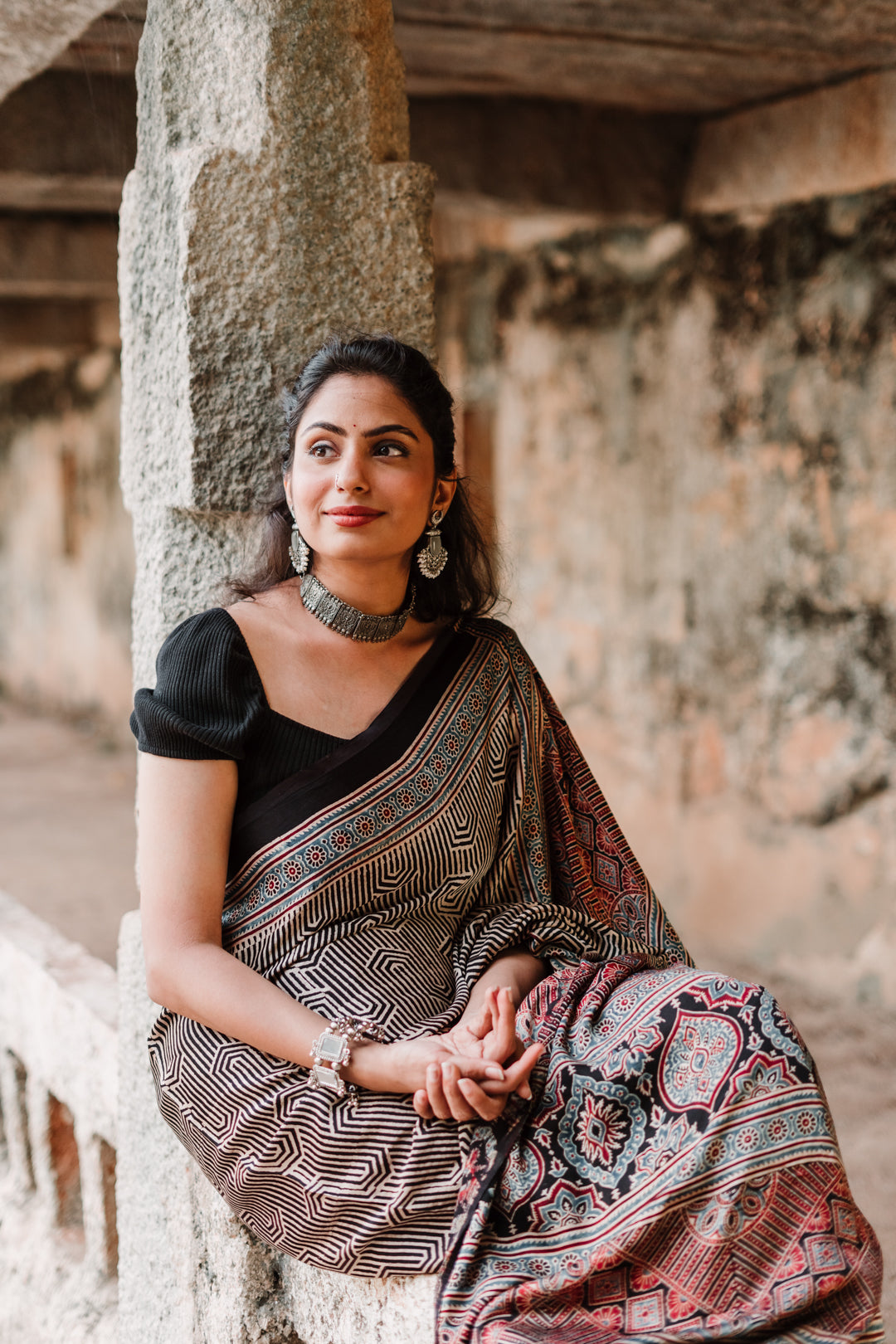 Kavita - Ajrakh Saree