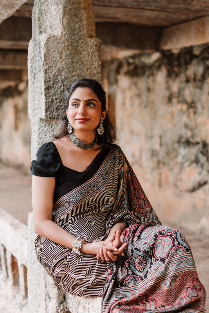Kavita - Ajrakh Saree