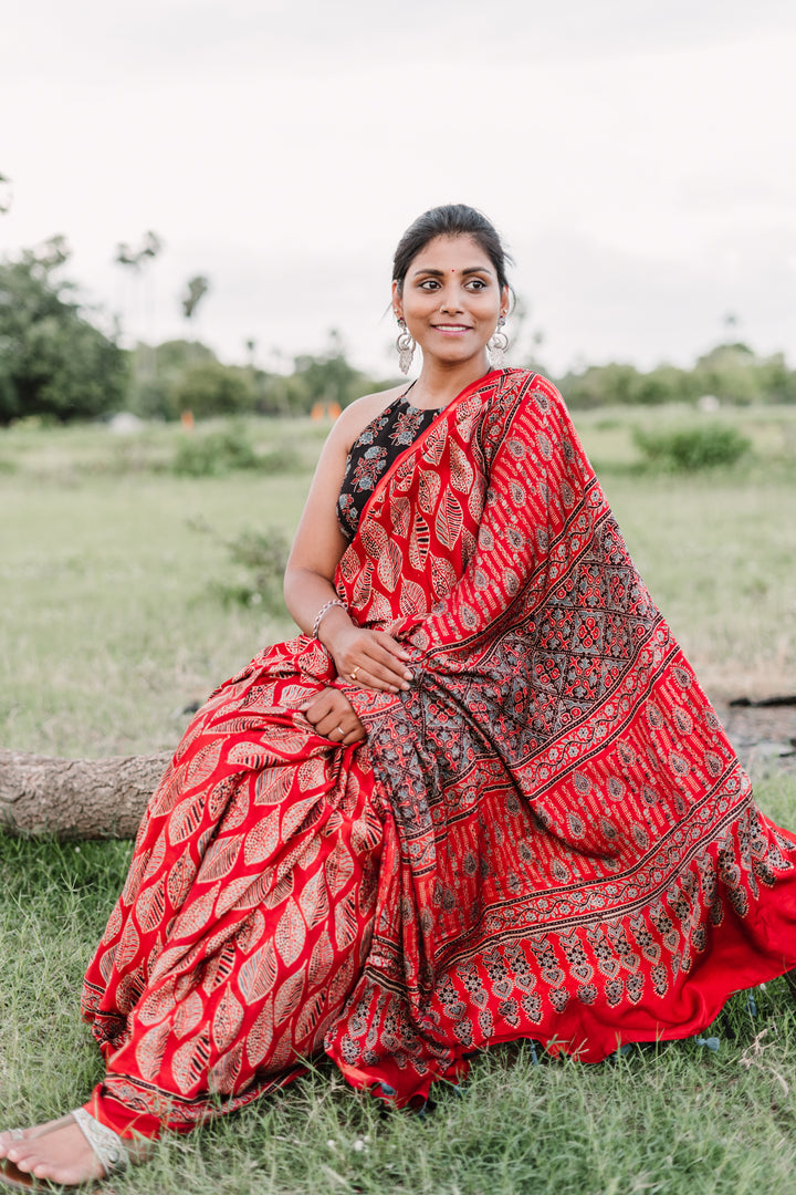 Self-love - Ajrakh Sarees