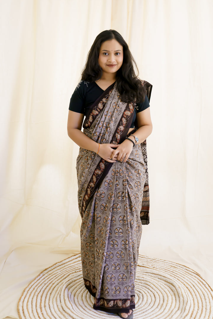 Clover | Cotton  Saree