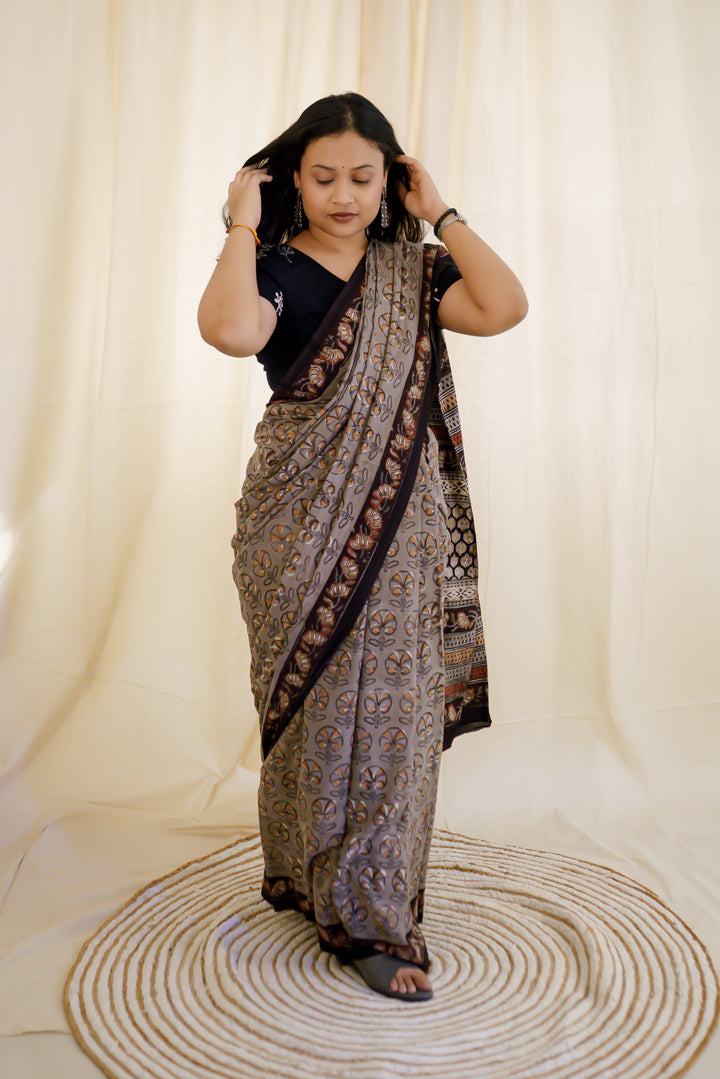 Clover | Cotton  Saree