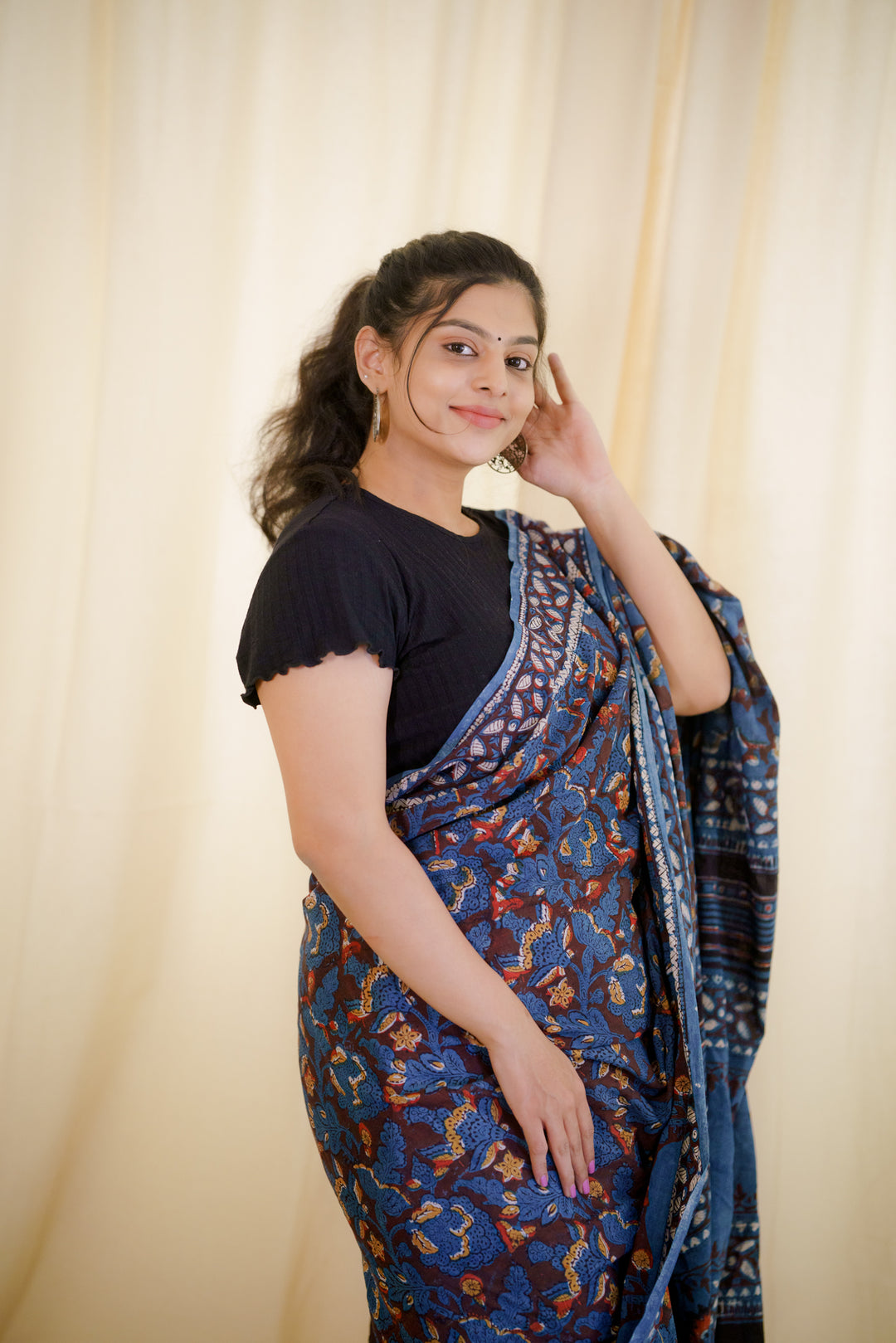 Delphinium | Jaipur Saree