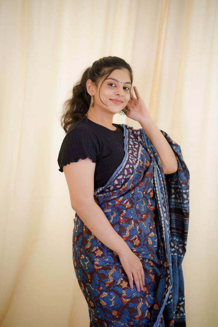 Delphinium | Jaipur Saree