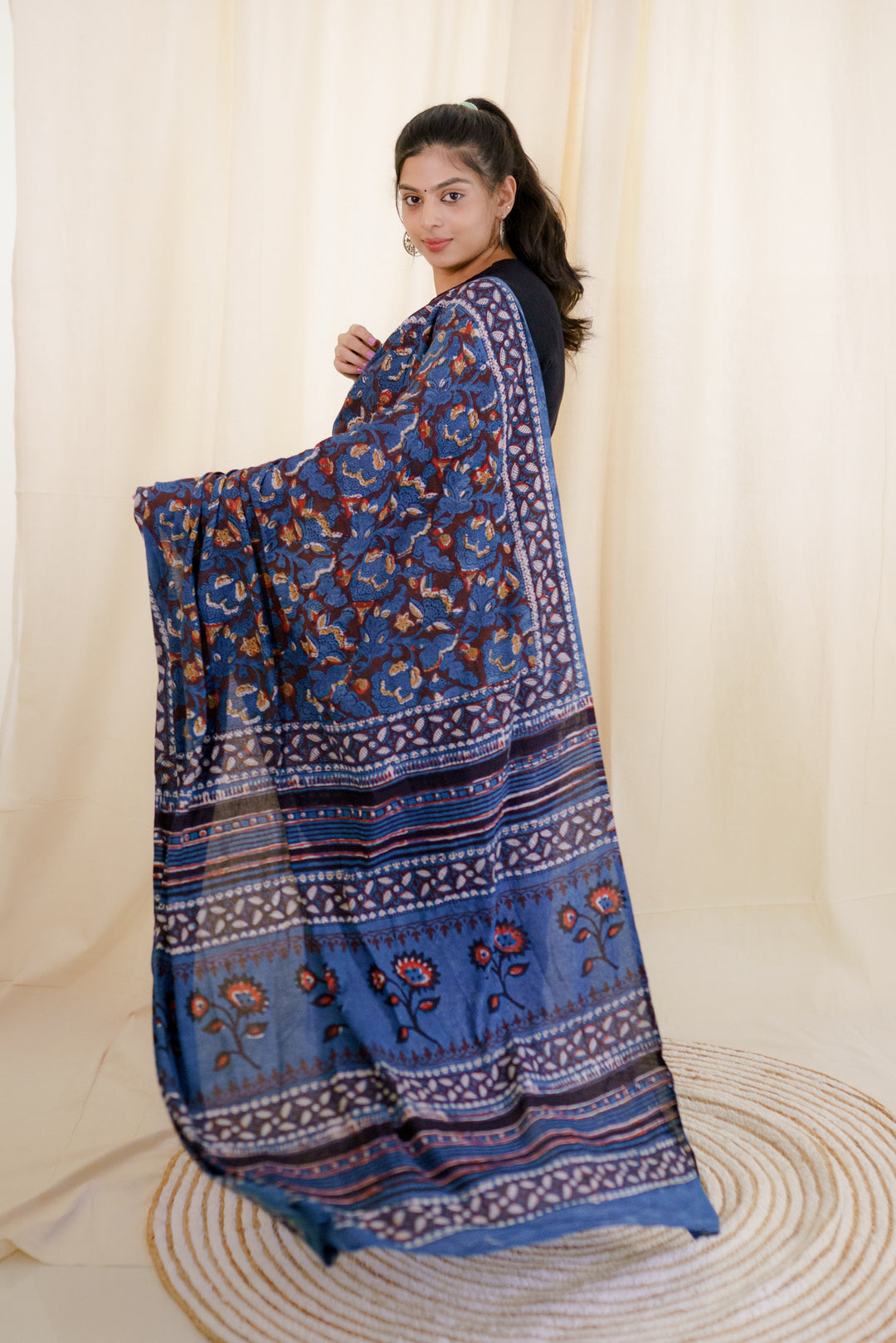 Delphinium | Jaipur Saree