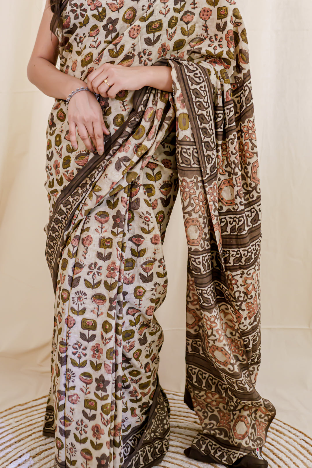 Sepia | Cotton Saree