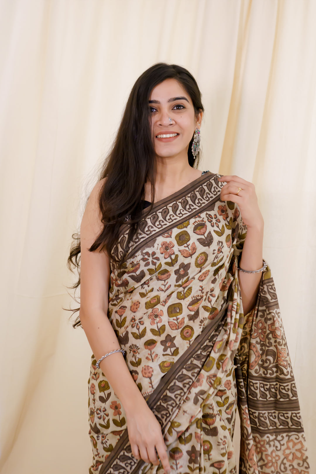 Sepia | Cotton Saree