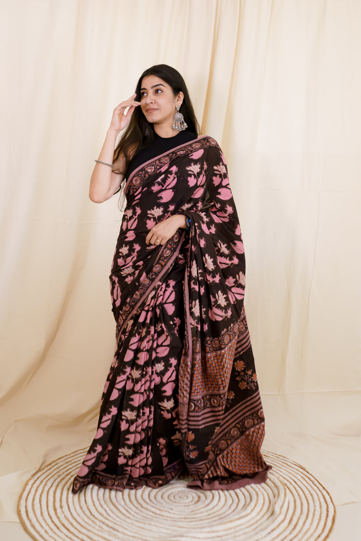Aster | Cotton Saree