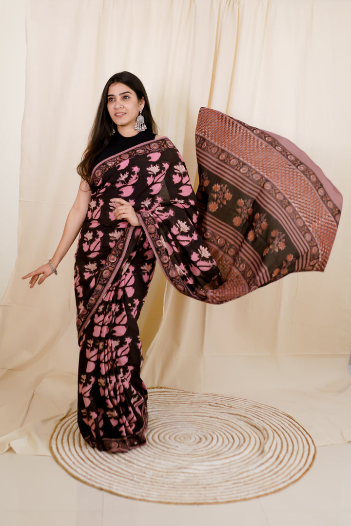 Aster | Cotton Saree