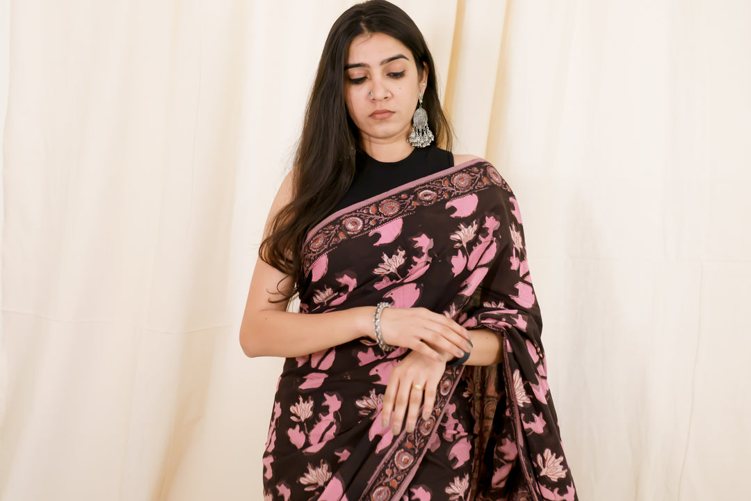 Aster | Cotton Saree