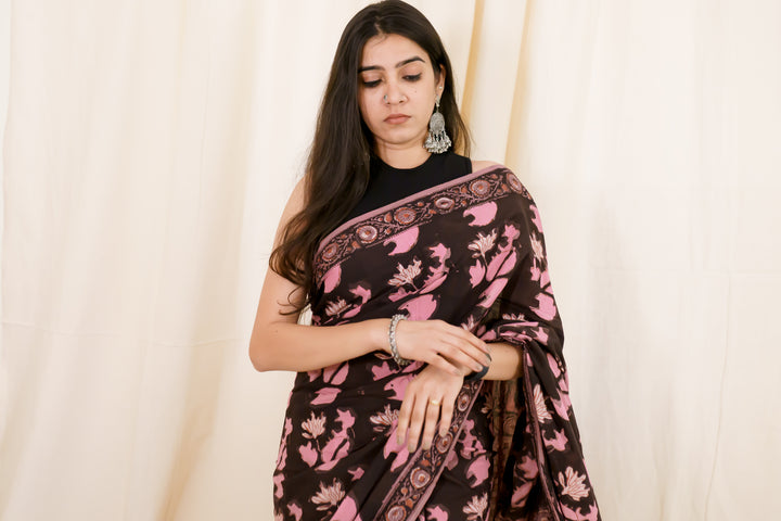 Aster | Cotton Saree