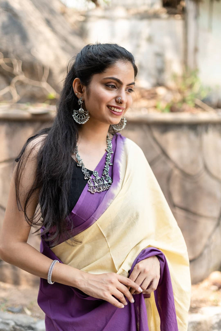 tie dye saree design online, purple tie and dye cotton sarees