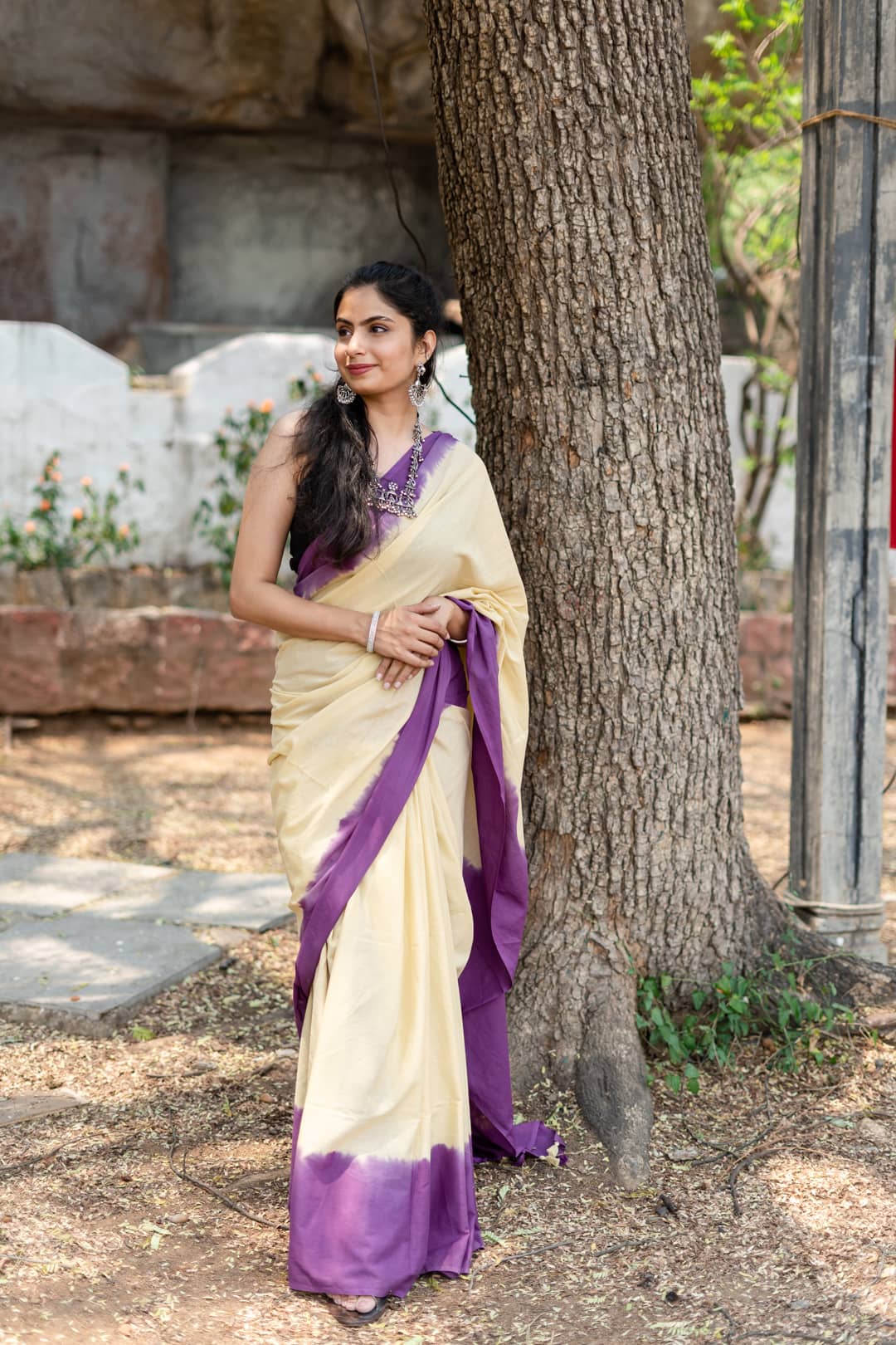 Maroon Handloom Cotton Begumpuri Saree|She Rebellious|Suta
