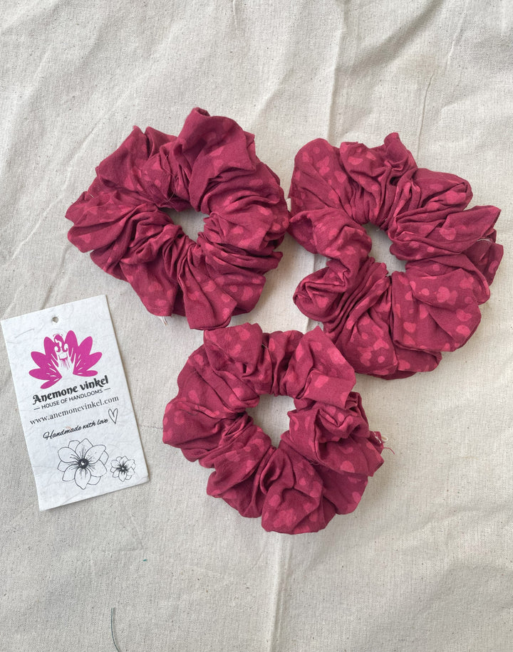 Reddon Scrunchie-Pack Of 3