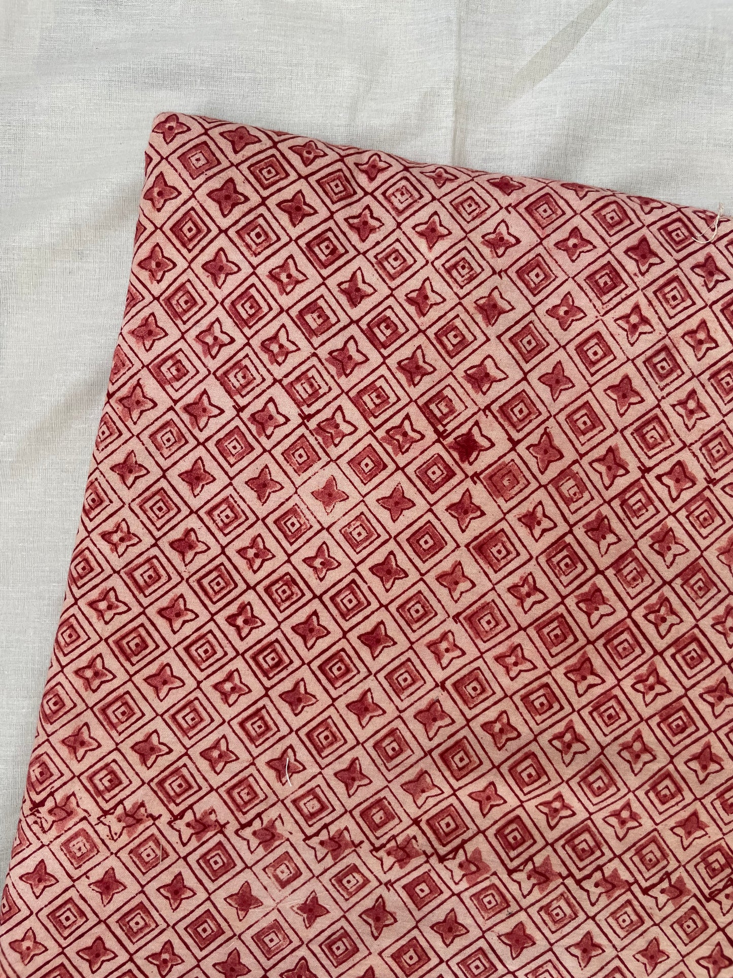 
                  
                    Ruby-Kalamkari Handblock Printed cotton Fabric
                  
                