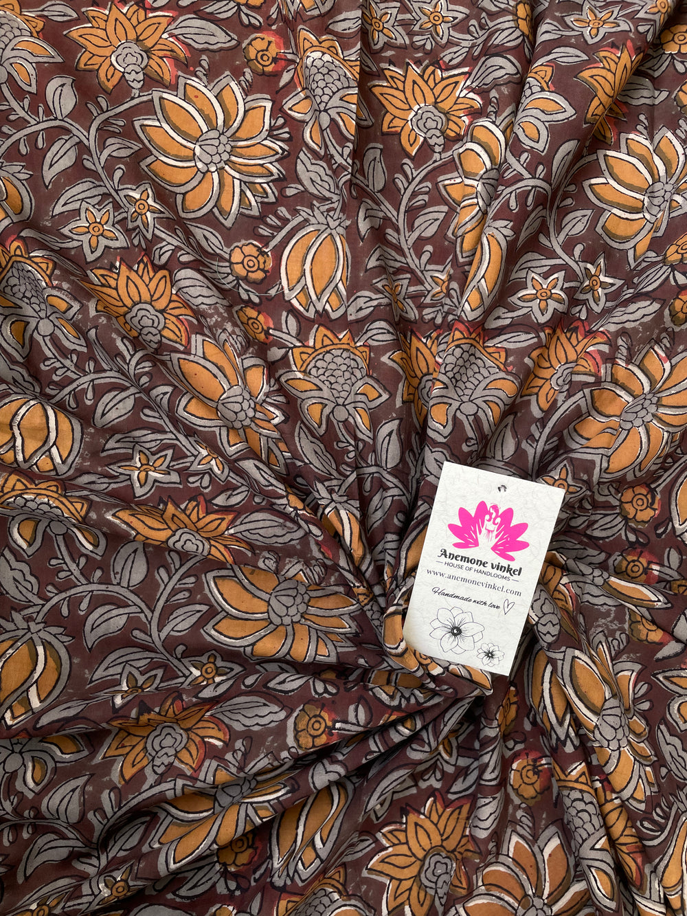 Sienna - Jahota Handblock Printed cotton Fabric