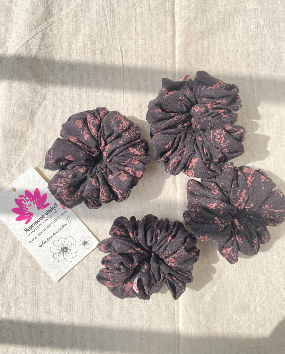 Bourbon Scrunchie- Pack Of 3