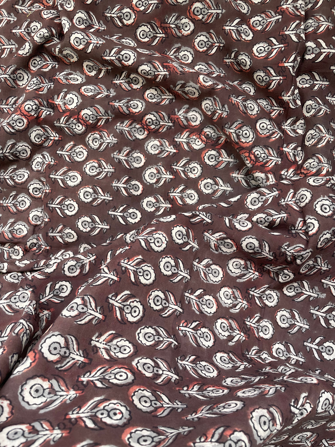 Espresso | Jahota Handblock Printed cotton Fabric