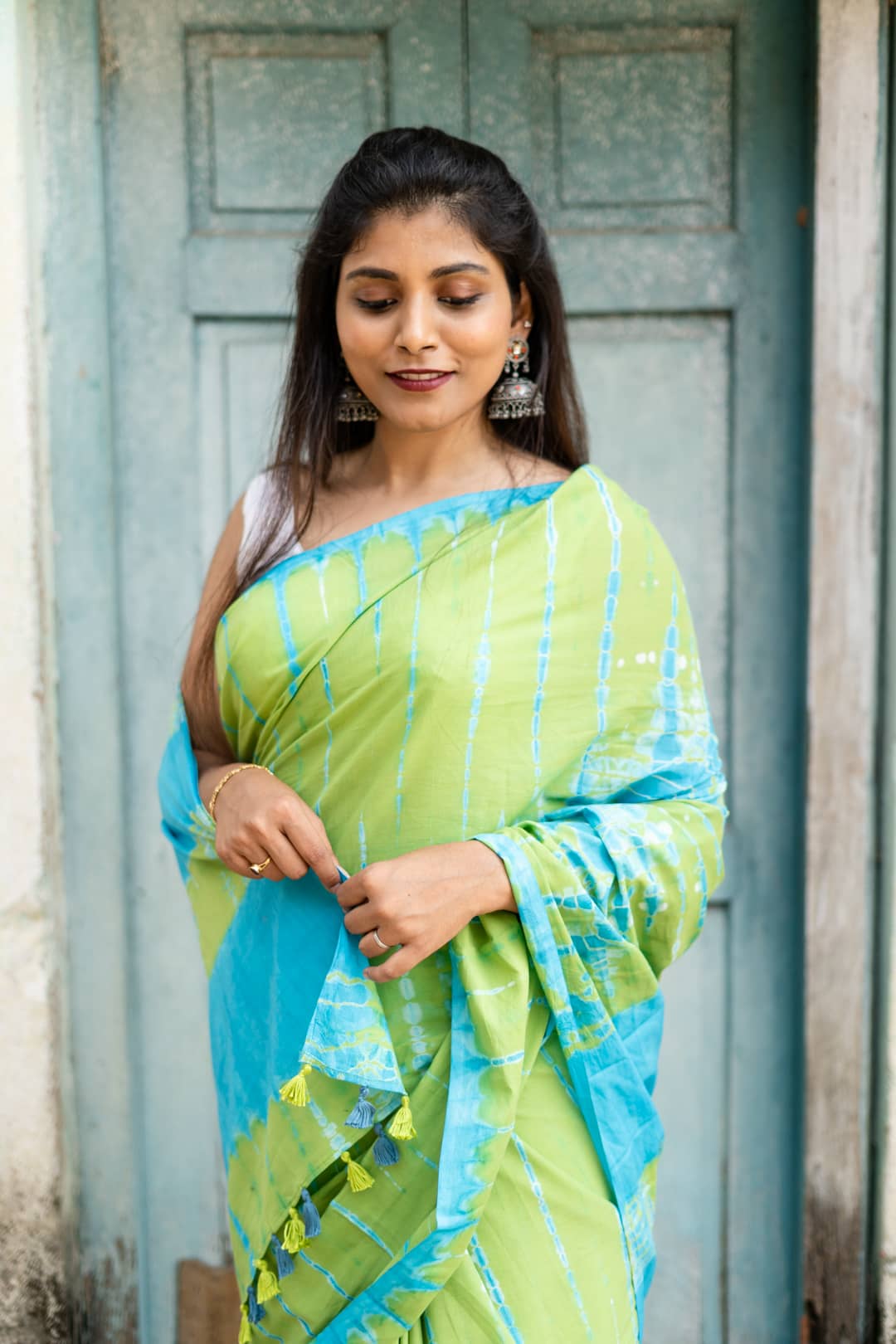 tie and dye sarees jaipur