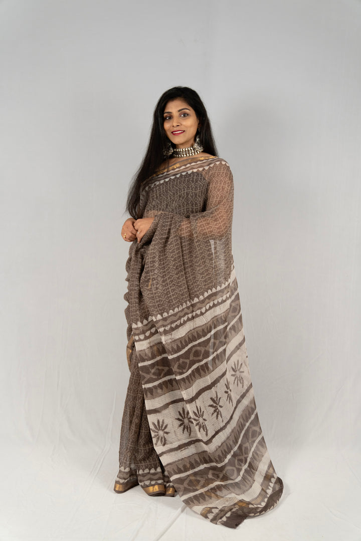 SEAL- Kota Doria cotton - Anemone Vinkel