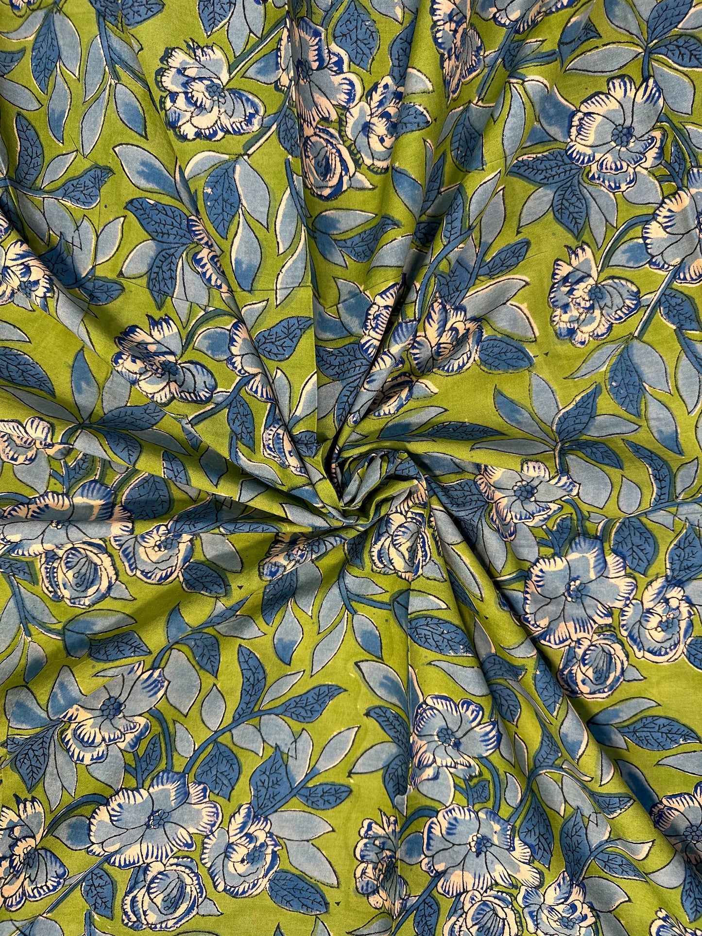 Earthy Dahlias Fabric