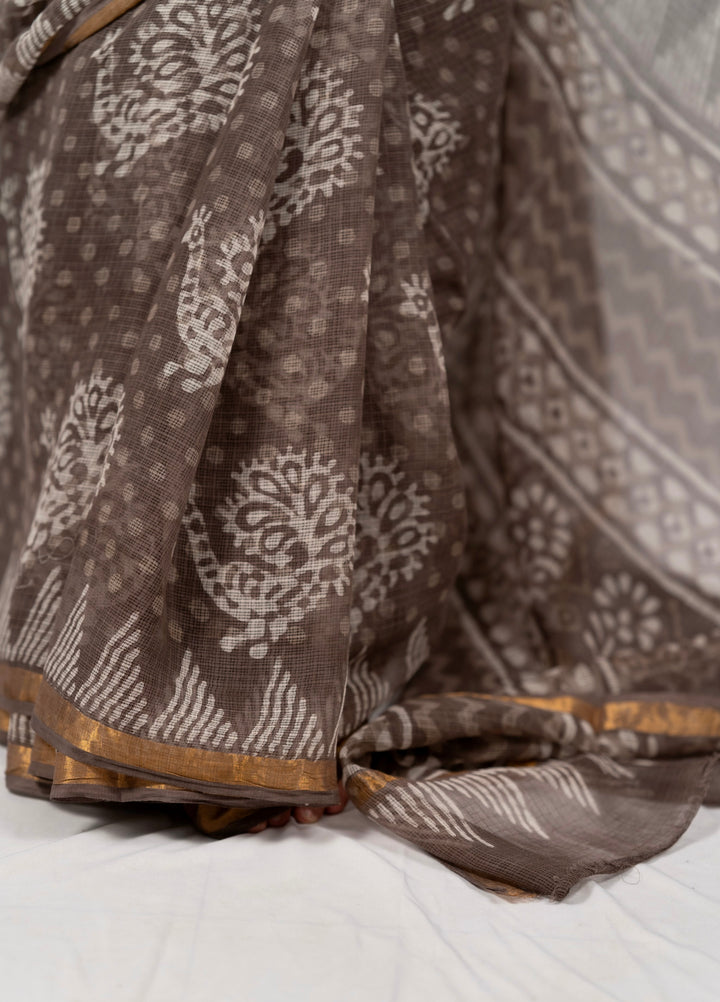 Mink- Kota Doria cotton - Anemone Vinkel