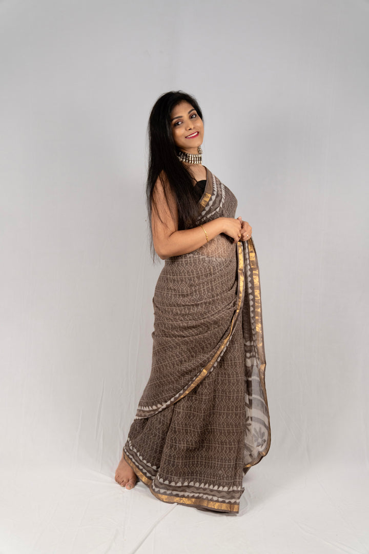 SEAL- Kota Doria cotton - Anemone Vinkel