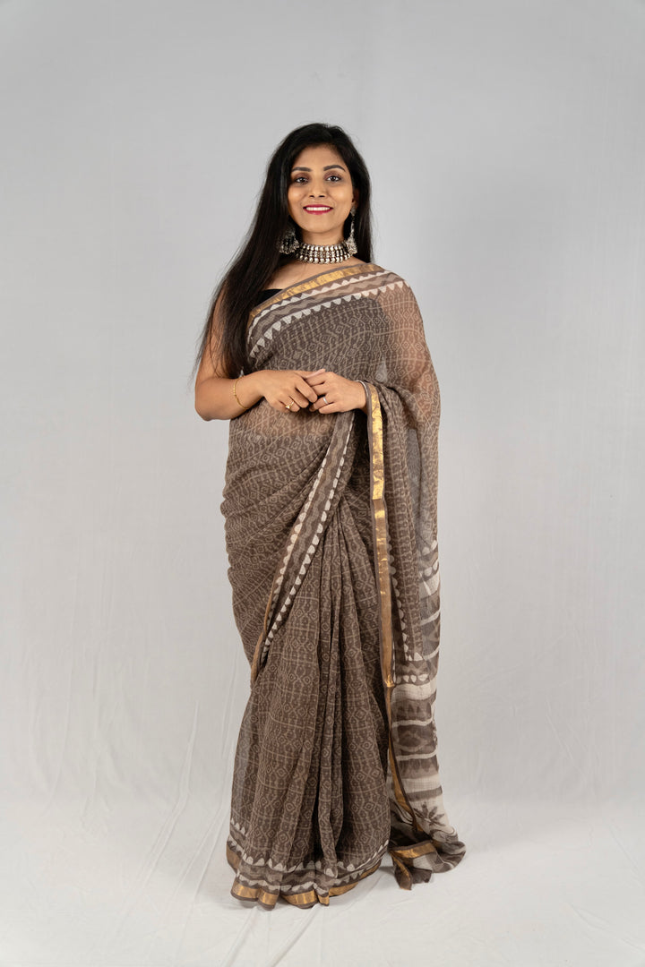 SEAL- Kota Doria cotton - Anemone Vinkel