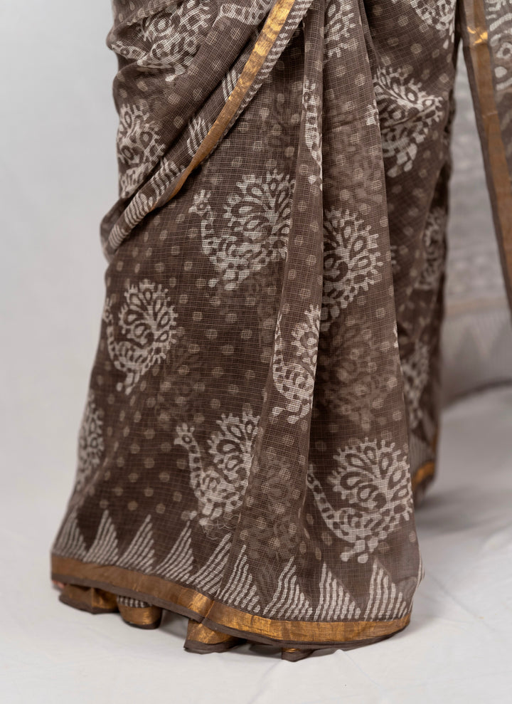 Mink- Kota Doria cotton - Anemone Vinkel