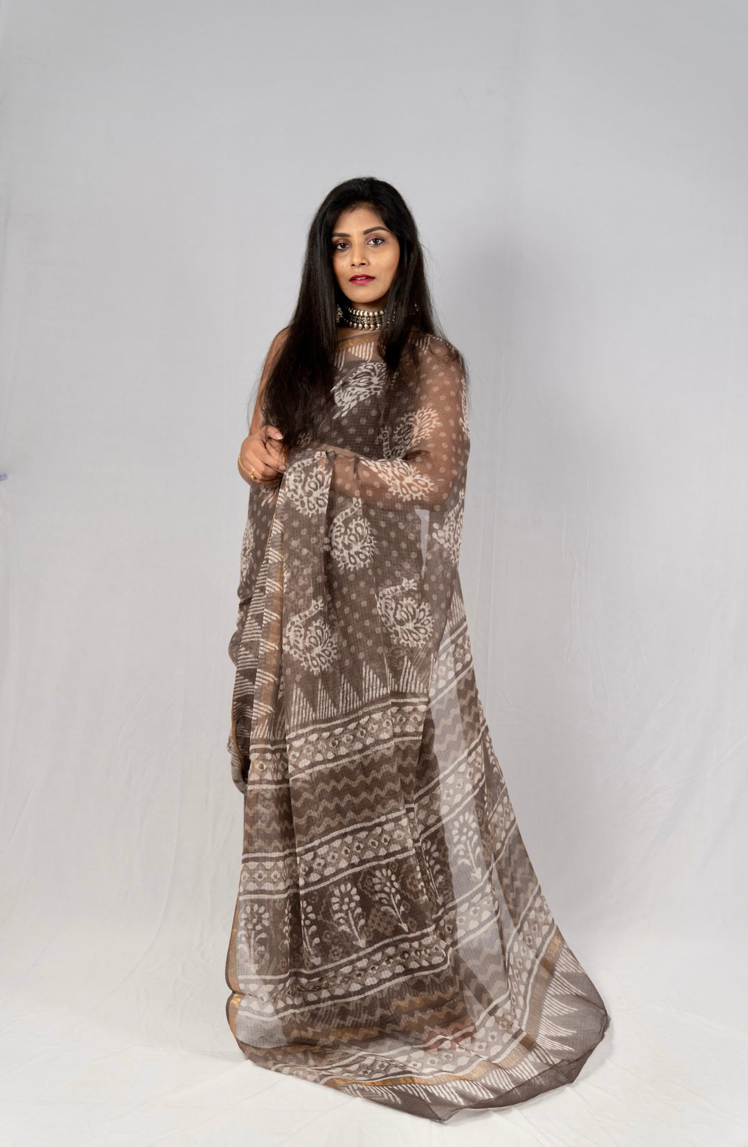 Mink- Kota Doria cotton - Anemone Vinkel