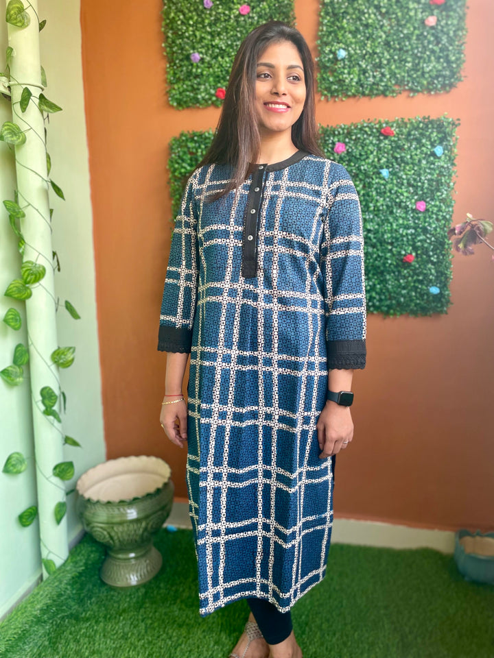 Check Mate - Handloom Kurtis