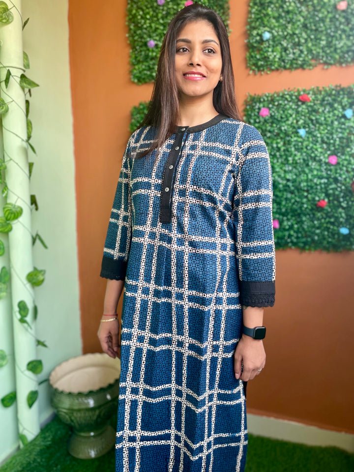 Check Mate - Handloom Kurtis