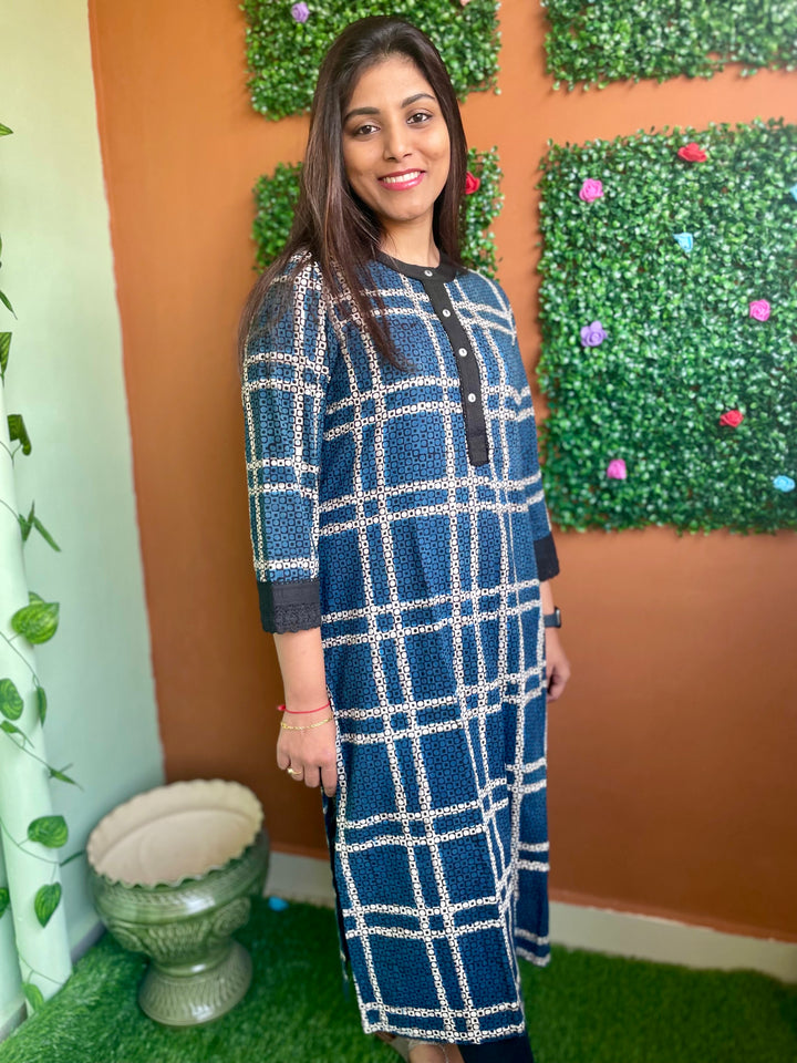 Check Mate - Handloom Kurtis