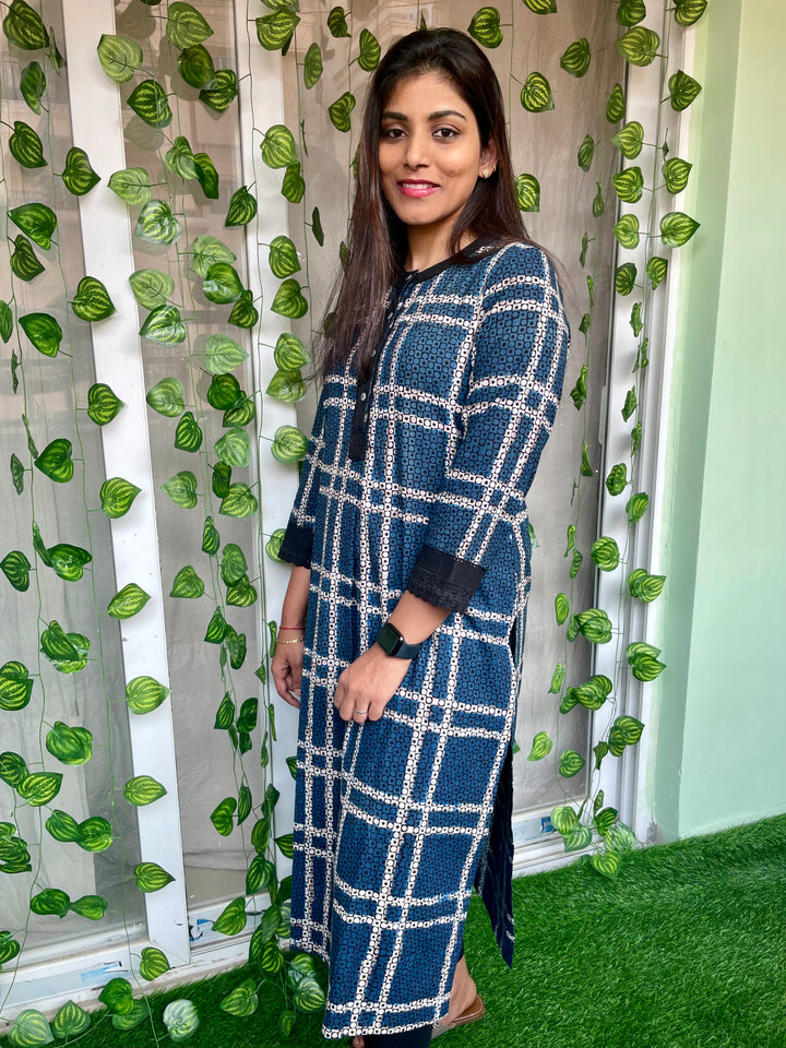 Check Mate - Handloom Kurtis