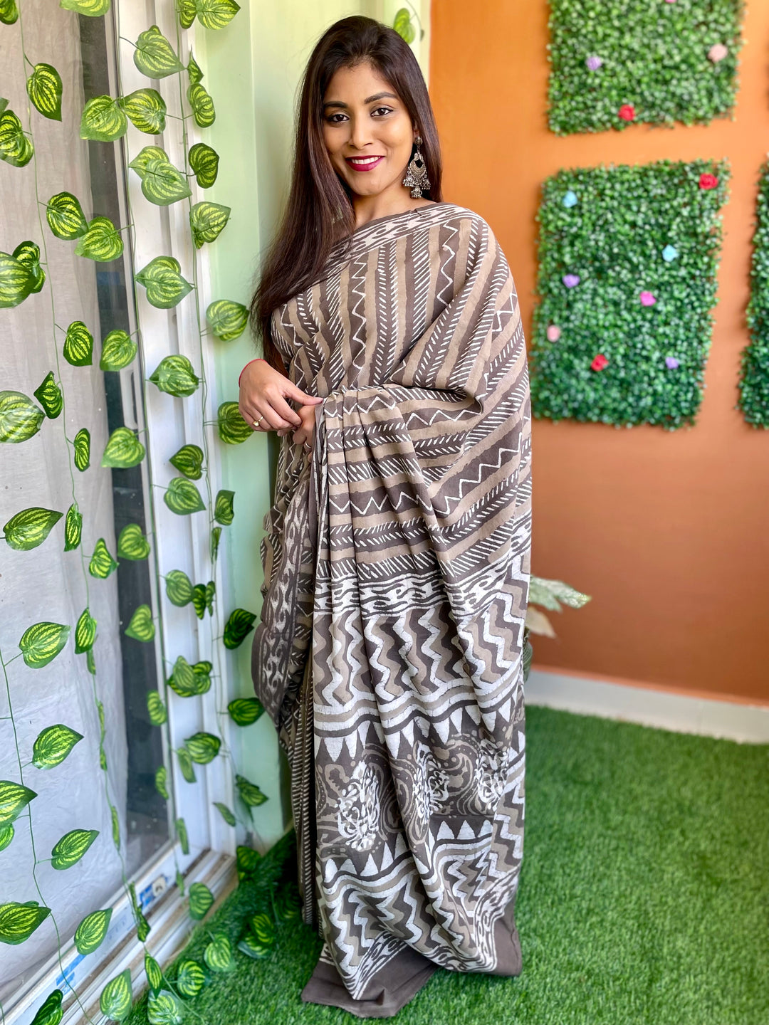 Poppy - Mul Cotton Saree