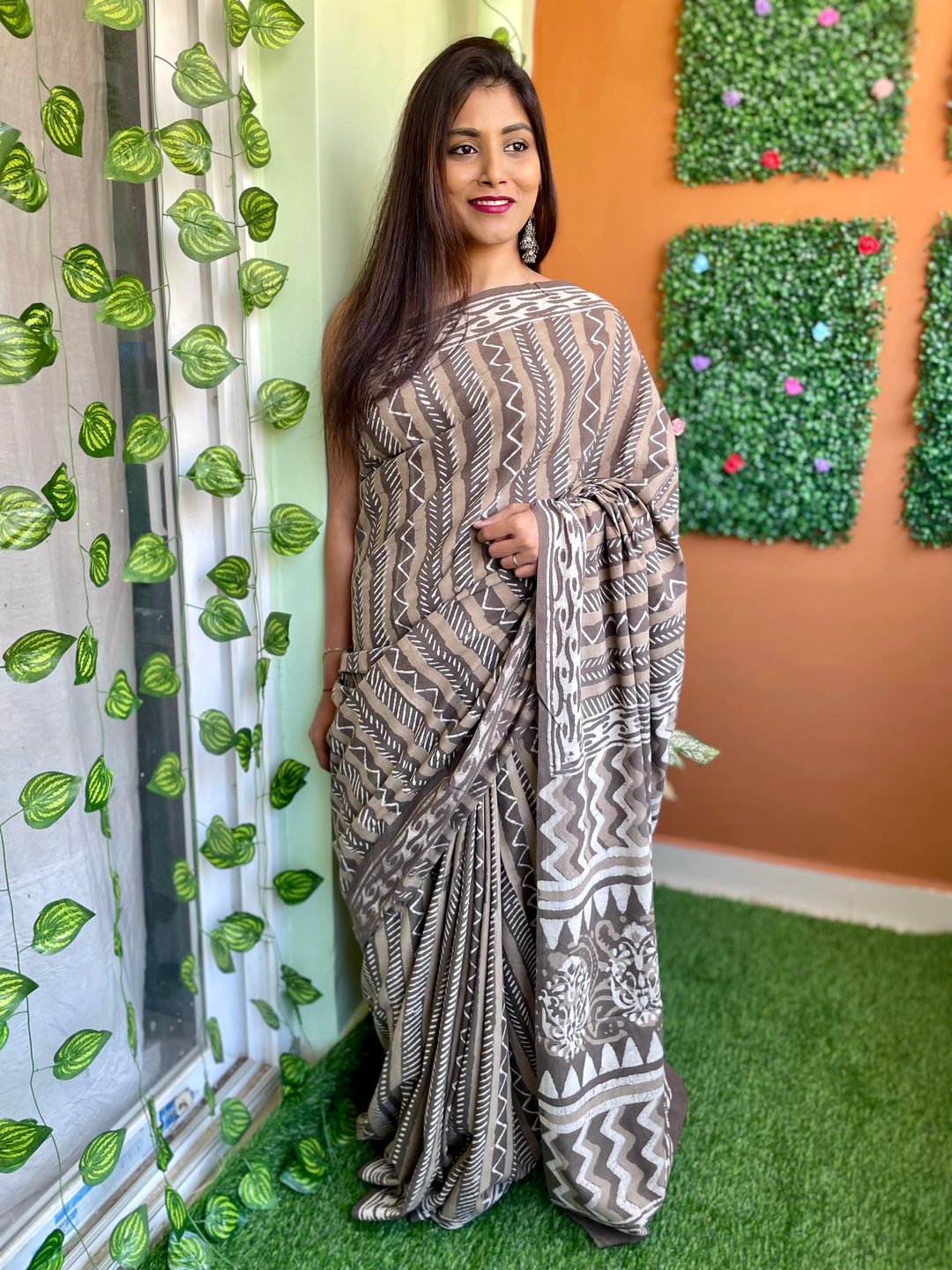 Poppy - Mul Cotton Saree