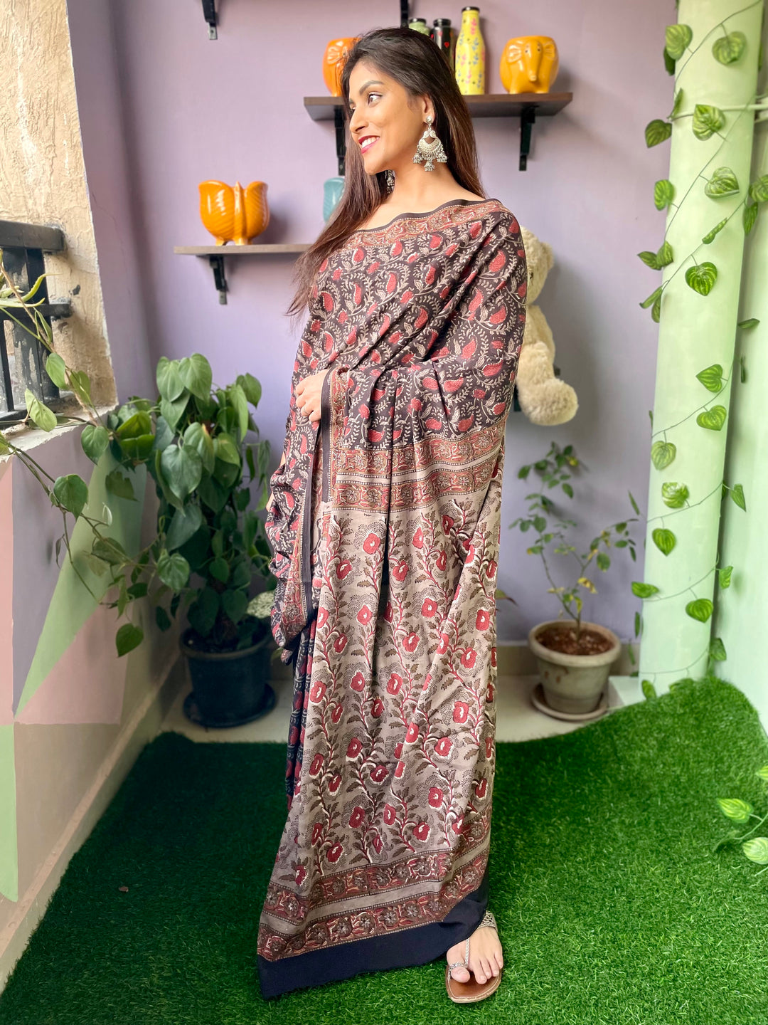 Blanket Flower | Cotton Saree