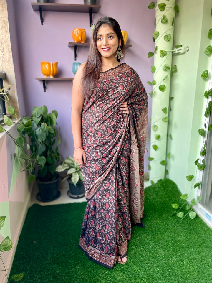 Blanket Flower | Cotton Saree