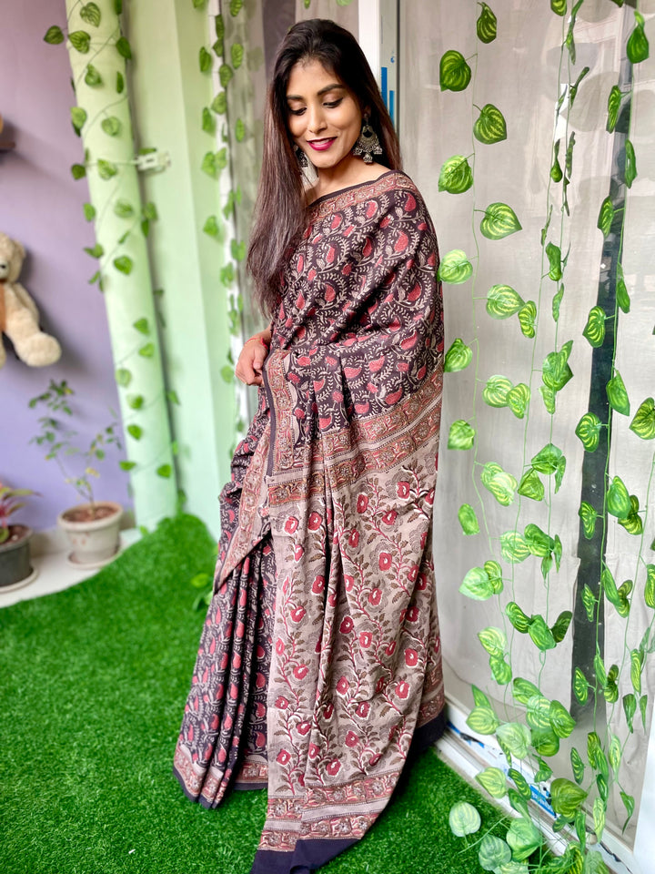 Blanket Flower | Cotton Saree