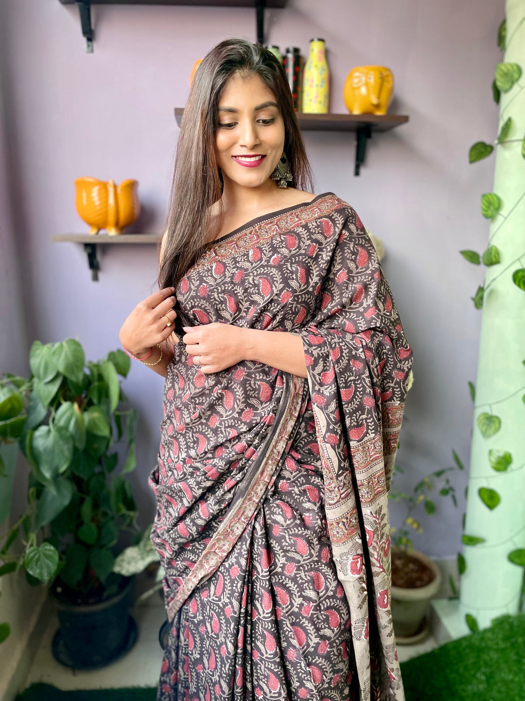 Blanket Flower | Cotton Saree