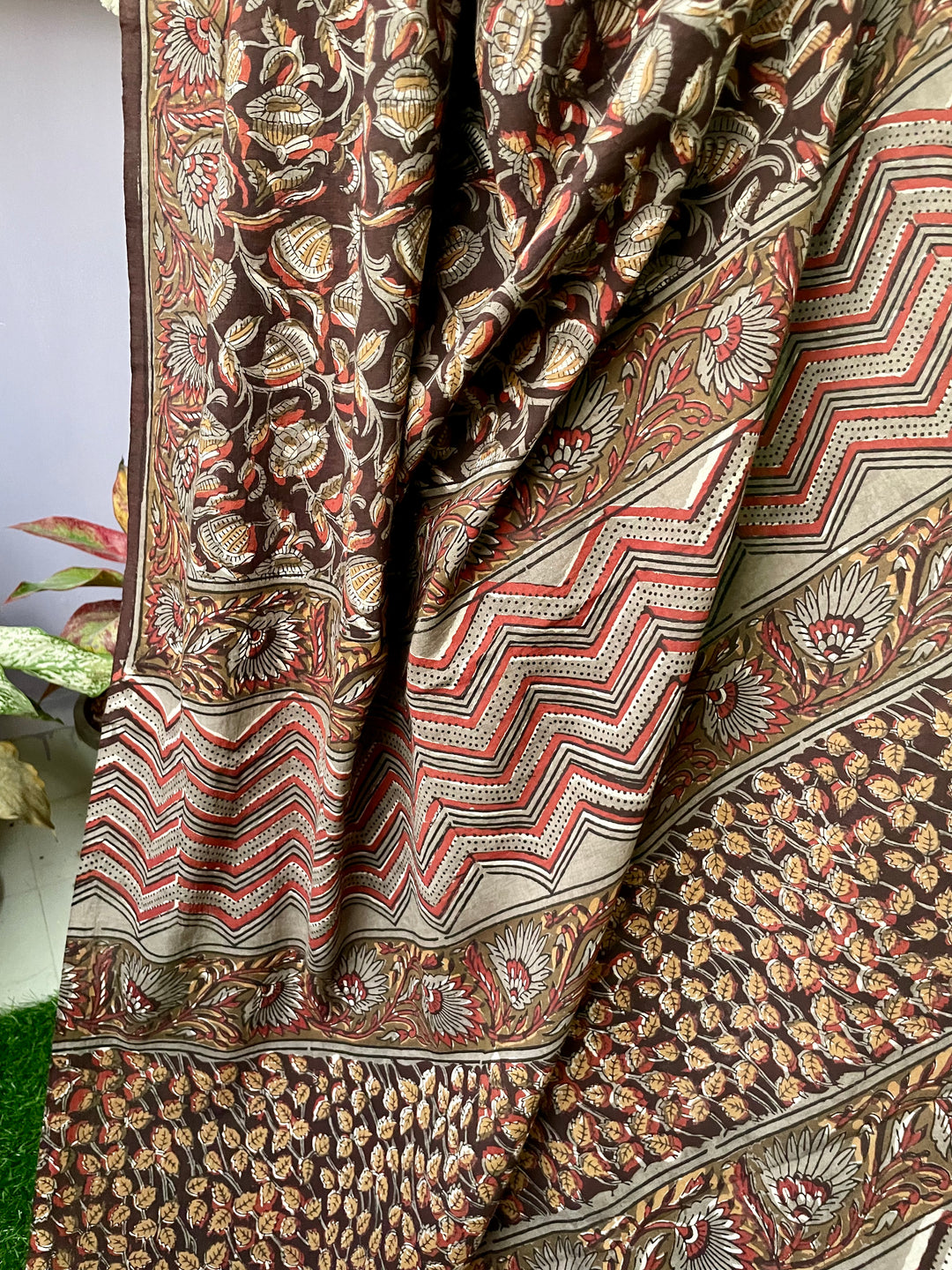 Daylillies | Cotton Saree