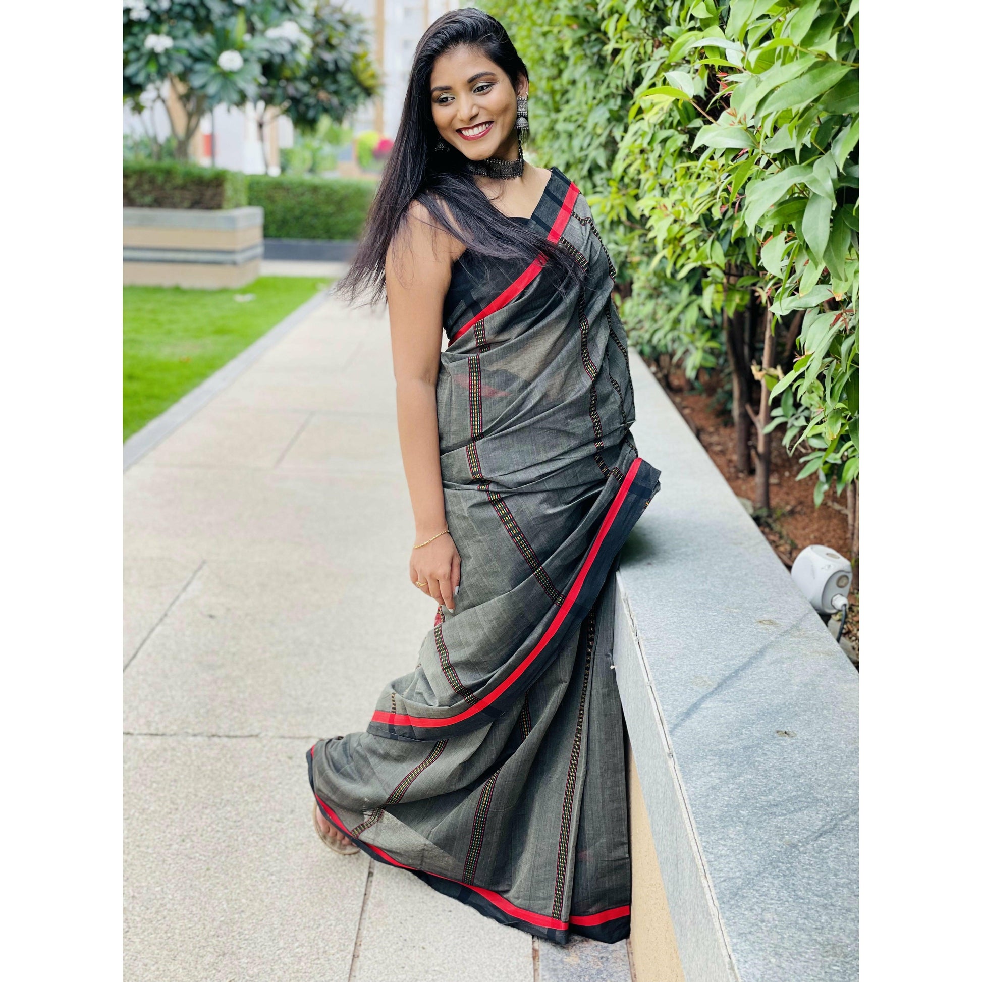 Anchor - Anemone Vinkel - buy handloom sarees online